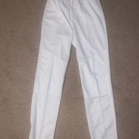 White adidas baseball pants NWT size small